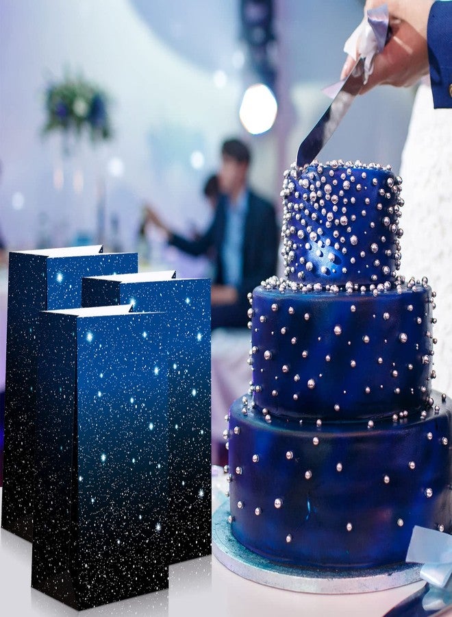 مارسبارك - ٢٨ كيس هدايا لحفلات الفضاء - أكياس هدايا بتصميم ليلة مرصعة بالنجوم - زينة حفلات الفضاء - حلوى - فشار - هدايا - Image 5